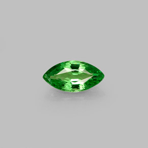 0.45캐럿 천연 크롬 그린 차보라이트 가넷, 마퀴즈, 7×3.7 mm, VVS-VS