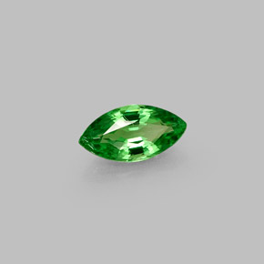 0.45캐럿 천연 크롬 그린 차보라이트 가넷, 마퀴즈, 7×3.7 mm, VVS-VS
