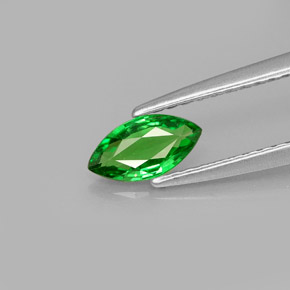 0.41캐럿 천연 크롬 그린 차보라이트 가넷, 마퀴즈, 7.1×3.7 mm, VS