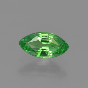 0.43캐럿 천연 크롬 그린 차보라이트 가넷, 마퀴즈, 6.9×3.6 mm, VS
