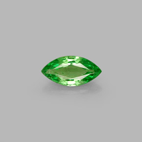 0.44캐럿 천연 크롬 그린 차보라이트 가넷, 마퀴즈, 7.2×3.6 mm, VS