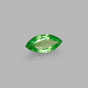 0.44캐럿 천연 크롬 그린 차보라이트 가넷, 마퀴즈, 7.2×3.6 mm, VS