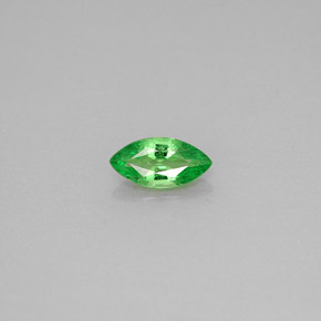 0.42캐럿 천연 크롬 그린 차보라이트 가넷, 마퀴즈, 7.1×3.5 mm, VS