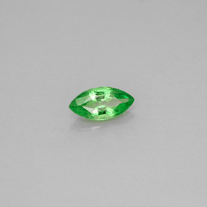 0.42캐럿 천연 크롬 그린 차보라이트 가넷, 마퀴즈, 7.1×3.5 mm, VS
