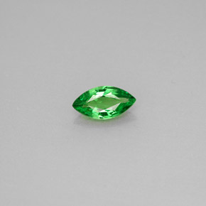 0.41캐럿 천연 크롬 그린 차보라이트 가넷, 마퀴즈, 6.8×3.5 mm, VVS-VS