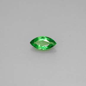 0.41캐럿 천연 크롬 그린 차보라이트 가넷, 마퀴즈, 6.8×3.5 mm, VVS-VS