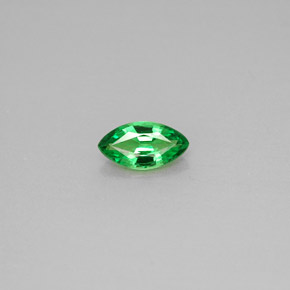 0.43캐럿 천연 크롬 그린 차보라이트 가넷, 마퀴즈, 6.9×3.7 mm, VVS-VS