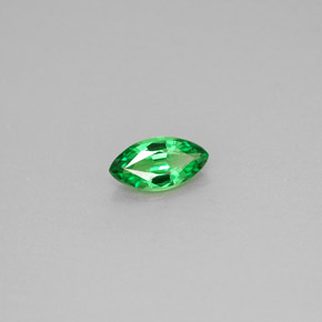 0.43캐럿 천연 크롬 그린 차보라이트 가넷, 마퀴즈, 6.9×3.7 mm, VVS-VS