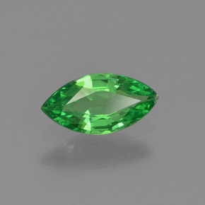 0.36캐럿 천연 그린 차보라이트 가넷, 마퀴즈, 6.9×3.5 mm, VVS-VS