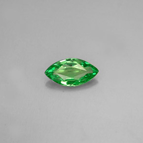 0.38캐럿 천연 크롬 그린 차보라이트 가넷, 마퀴즈, 7×3.7 mm, VVS-VS