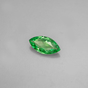 0.38캐럿 천연 크롬 그린 차보라이트 가넷, 마퀴즈, 7×3.7 mm, VVS-VS