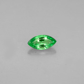 0.30캐럿 천연 크롬 그린 차보라이트 가넷, 마퀴즈, 6.1×3.1 mm, VVS-VS