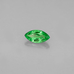 0.30캐럿 천연 크롬 그린 차보라이트 가넷, 마퀴즈, 6.1×3.1 mm, VVS-VS