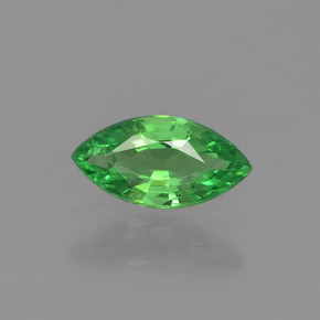 0.37캐럿 천연 크롬 그린 차보라이트 가넷, 마퀴즈, 6.7×3.5 mm, VVS-VS