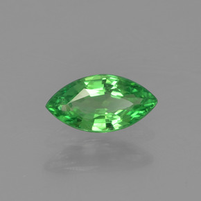 0.37캐럿 천연 크롬 그린 차보라이트 가넷, 마퀴즈, 6.7×3.5 mm, VVS-VS