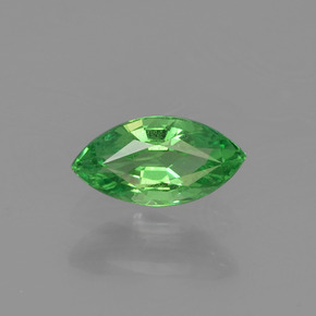 0.33캐럿 천연 미디엄 그린 차보라이트 가넷, 마퀴즈, 6.1×3.1 mm, VVS-VS