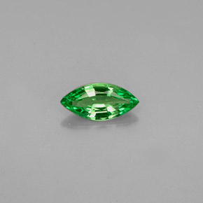 0.32캐럿 천연 그린 차보라이트 가넷, 마퀴즈, 6.9×3.3 mm, VVS-VS