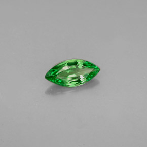 0.32캐럿 천연 그린 차보라이트 가넷, 마퀴즈, 6.9×3.3 mm, VVS-VS
