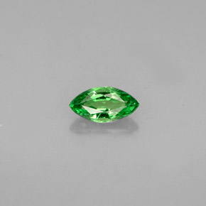 0.32캐럿 천연 크롬 그린 차보라이트 가넷, 마퀴즈, 6.1×3.2 mm, VVS-VS