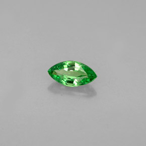 0.32캐럿 천연 크롬 그린 차보라이트 가넷, 마퀴즈, 6.1×3.2 mm, VVS-VS