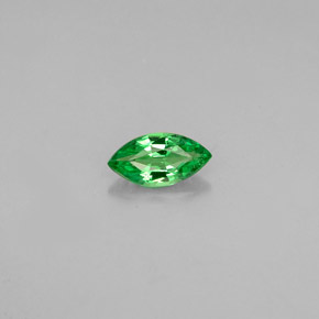 0.27캐럿 천연 크롬 그린 차보라이트 가넷, 마퀴즈, 6×3.1 mm, VVS-VS