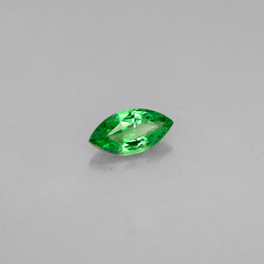 0.27캐럿 천연 크롬 그린 차보라이트 가넷, 마퀴즈, 6×3.1 mm, VVS-VS