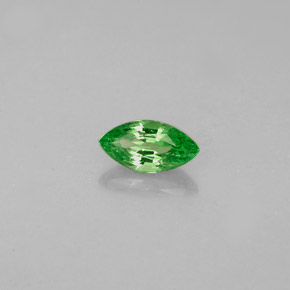 0.32캐럿 천연 크롬 그린 차보라이트 가넷, 마퀴즈, 6.1×3.2 mm, VVS-VS