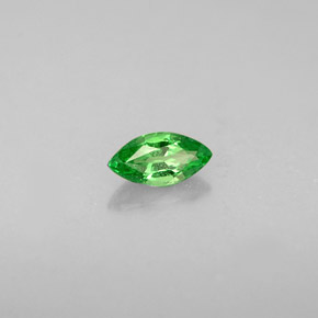 0.29캐럿 천연 크롬 그린 차보라이트 가넷, 마퀴즈, 6×3 mm, VVS-VS