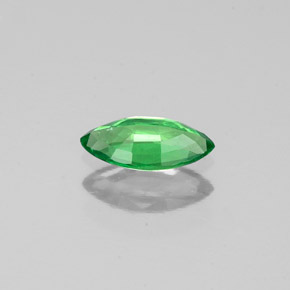 0.34캐럿 천연 크롬 그린 차보라이트 가넷, 마퀴즈, 6.9×3.6 mm, VS