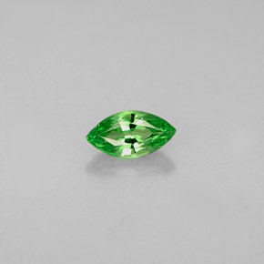 0.32캐럿 천연 크롬 그린 차보라이트 가넷, 마퀴즈, 6.1×3.2 mm, VVS-VS