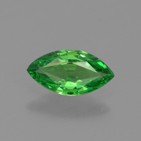 0.38캐럿 천연 크롬 그린 차보라이트 가넷, 마퀴즈, 6.9×3.6 mm, VVS-VS