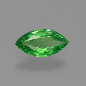0.38캐럿 천연 크롬 그린 차보라이트 가넷, 마퀴즈, 6.9×3.6 mm, VVS-VS