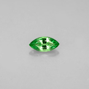 0.28캐럿 천연 크롬 그린 차보라이트 가넷, 마퀴즈, 6.1×3.1 mm, VVS-VS