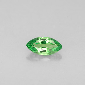 0.29캐럿 천연 크롬 그린 차보라이트 가넷, 마퀴즈, 5.9×3.1 mm, VVS-VS