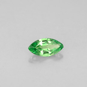 0.29캐럿 천연 크롬 그린 차보라이트 가넷, 마퀴즈, 5.9×3.1 mm, VVS-VS