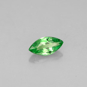 0.31캐럿 천연 크롬 그린 차보라이트 가넷, 마퀴즈, 6.1×3.1 mm, VVS-VS