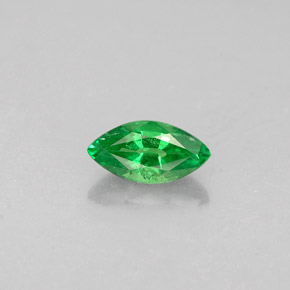 0.30캐럿 천연 크롬 그린 차보라이트 가넷, 마퀴즈, 6×3.1 mm, VS