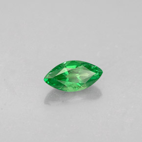 0.30캐럿 천연 크롬 그린 차보라이트 가넷, 마퀴즈, 6×3.1 mm, VS