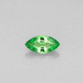 0.26캐럿 천연 크롬 그린 차보라이트 가넷, 마퀴즈, 6.1×3.2 mm, VVS-VS