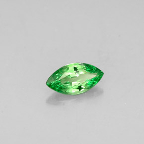 0.26캐럿 천연 크롬 그린 차보라이트 가넷, 마퀴즈, 6.1×3.2 mm, VVS-VS