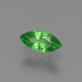 0.29캐럿 천연 크롬 그린 차보라이트 가넷, 마퀴즈, 6.1×3.1 mm, VVS-VS