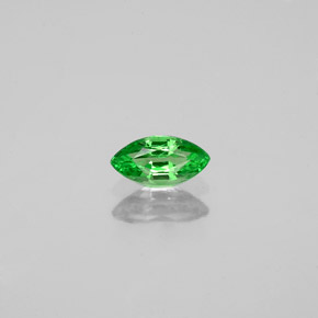0.32캐럿 천연 크롬 그린 차보라이트 가넷, 마퀴즈, 6.1×3.1 mm, SI