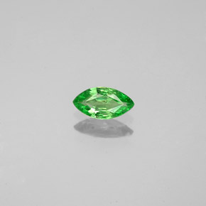 0.25캐럿 천연 크롬 그린 차보라이트 가넷, 마퀴즈, 5.9×3.1 mm, SI