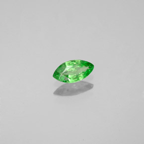 0.25캐럿 천연 크롬 그린 차보라이트 가넷, 마퀴즈, 5.9×3.1 mm, SI