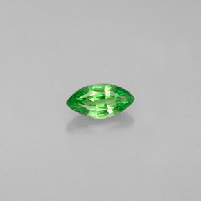 0.28캐럿 천연 크롬 그린 차보라이트 가넷, 마퀴즈, 6.1×3.1 mm, VVS-VS