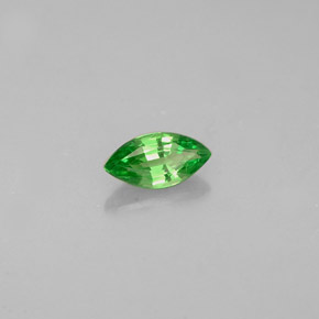 0.28캐럿 천연 크롬 그린 차보라이트 가넷, 마퀴즈, 6.1×3.1 mm, VVS-VS