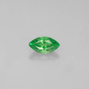 0.35캐럿 천연 크롬 그린 차보라이트 가넷, 마퀴즈, 6.1×3.3 mm, VVS-VS
