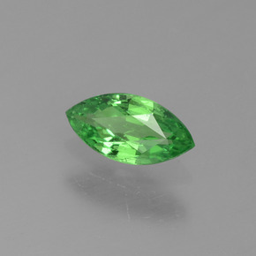 0.30캐럿 천연 크롬 그린 차보라이트 가넷, 마퀴즈, 6.1×3.1 mm, VVS-VS