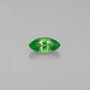 0.32캐럿 천연 그린 차보라이트 가넷, 마퀴즈, 6.2×3.2 mm, VVS-VS