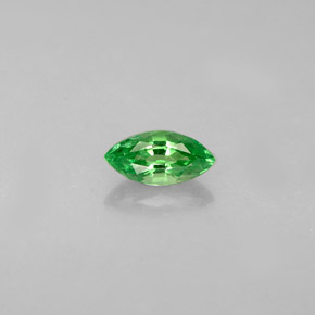 0.33캐럿 천연 크롬 그린 차보라이트 가넷, 마퀴즈, 6.1×3.1 mm, VVS-VS